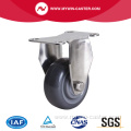 Medium 5 Inch 250Kg Threaded Brake TPU Caster